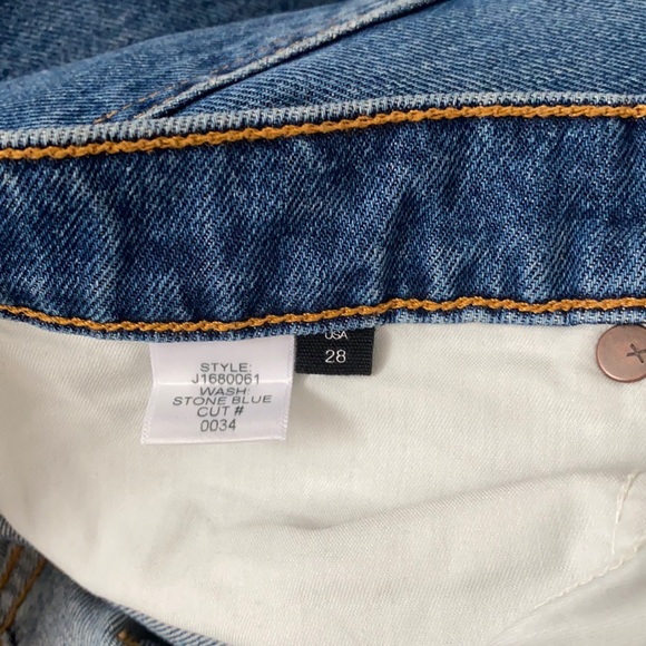 VERONICA BEARD Ines Girlfriend lace up jeans Stone - Picture 12 of 13